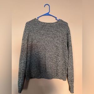 Black and White Flowing Sweater